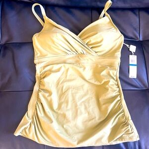 New with tags Anne Cole swimwear bathing suit top bandeau - 34dd/36D